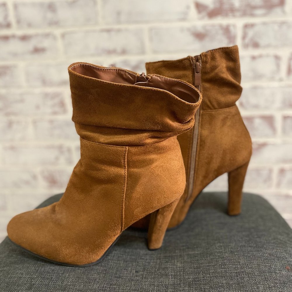 Heeled Suede boots